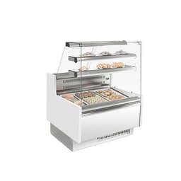 Kuchentheke - 990mm - mit LED-Beleuchtung & 2 Ablagen