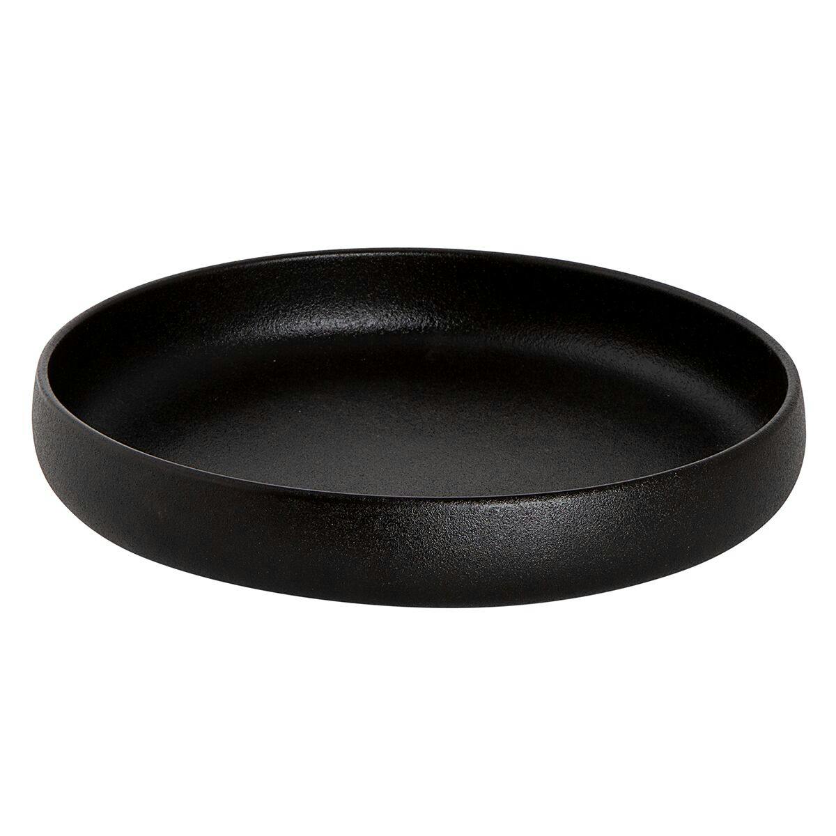 (12 pieces) UNIVERSE - Plate deep Maastricht - Ø 21 cm - Black	