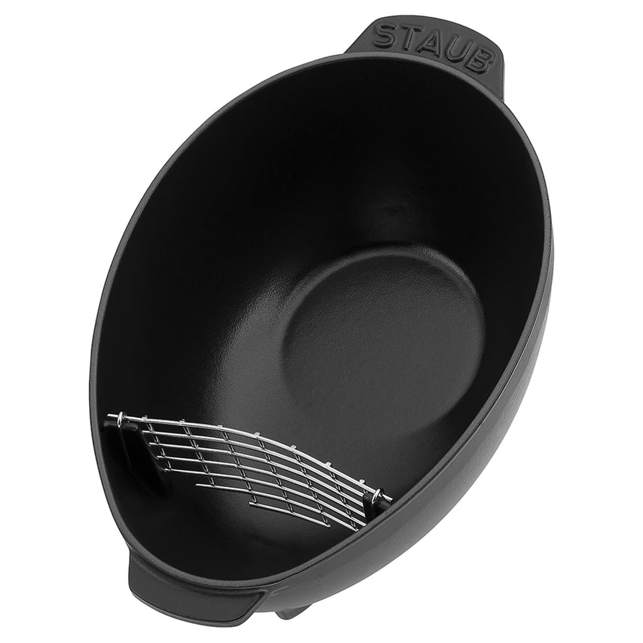 STAUB | SPECIALITY - Hrnec mušle - oválný - 250 mm - litina - černý