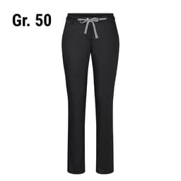 (6 pieces) Karlowsky - Ladies Chino Pants Modern Stretch - Black - Size: 50