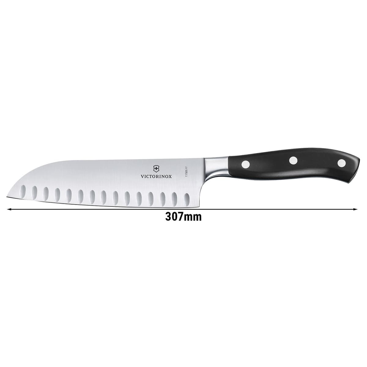 VICTORINOX | GRAND MAÎTRE - Santoku nůž s výbrusy - čepel: 170mm