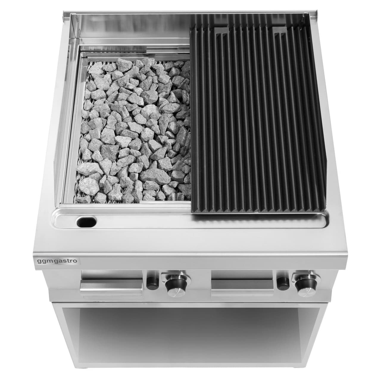 Gas lava grill (18 kW) - cast iron grate