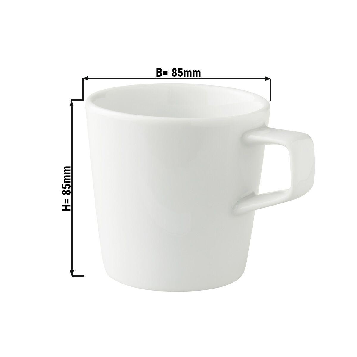 (12 pieces) WHITE DELIGHT - Coffee cup - 25 cl - White