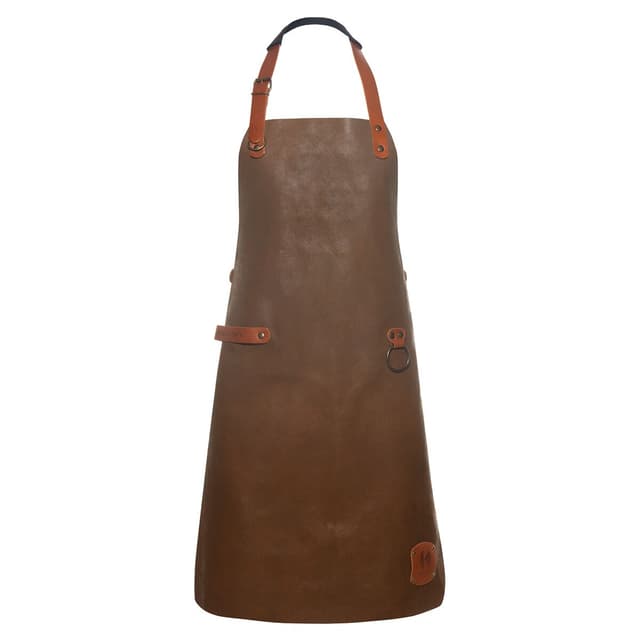 Karlowsky - Leather Bib Apron - Toffee