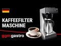 Filterkaffeemaschine - 2 Liter Tank - 2kW - inkl. Isolierkanne 1,6 Liter und Warmhalteplatte